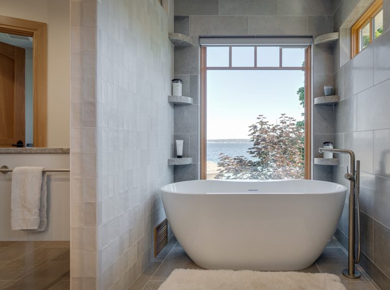 Bath Tub With Window View